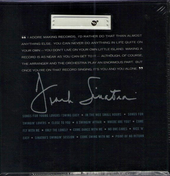 Image of Back Cover of 4514228C: 14xCD - FRANK SINATRA, Capitol Records Concept Albums (Capitol Records; 7243 5 98896 2 7, US 2004, Box Set) Box intact but worn  VG/VG