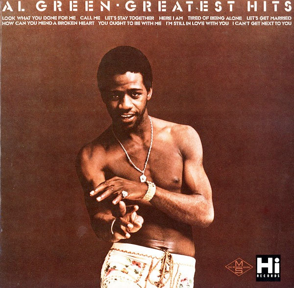 Image of Front Cover of LP - VG/VG - AL GREEN, Greatest Hits (Hi; HIUKLP 425, UK 1987 Reissue, Glossy Sleeve), Stickers Stuck to Sleeve,  - 2826181E