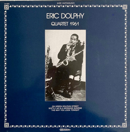 Image of Front Cover of 4614211C: LP - ERIC DOLPHY, Quartet 1961 (Musidisc; JA 5234, France 1981 Reissue) Sleeve has light wear and some creases at edges, spine and corners  VG/VG