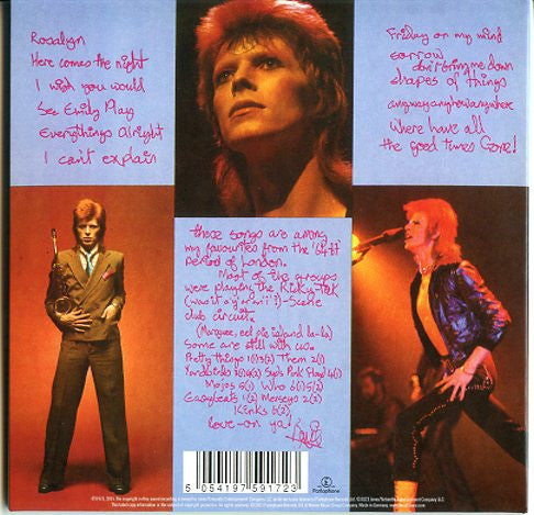 Image of Back Cover of 4534169E: CD - BOWIE, Pinups (Parlophone; 5054197591723, Europe 2024, Gatefold)   VG+/VG+