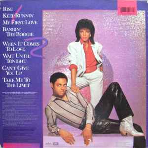 Image of Back Cover of LP - VG/VG - RENE & ANGELA, Rise (Capitol Records ; ST-12267, US 1983), A few very light hairlines. Moderate edgewear.,  - 4326121E