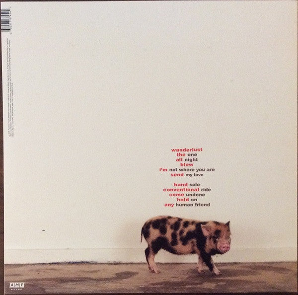 Image of Back Cover of 4644133S: LP - MARIKA HACKMAN, Any Human Friend (AMF Records; AMFLP0013, Europe 2019, Insert, Pink Vinyl) Opened instore. Cover still in shrink.  EX/EX