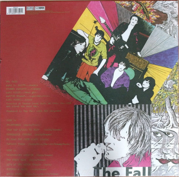 Image of Back Cover of 4524087E: LP - THE FALL, Live At The Witch Trials (Cherry Red ; BRED752, UK 2019, Red Vinyl)   EX/VG+