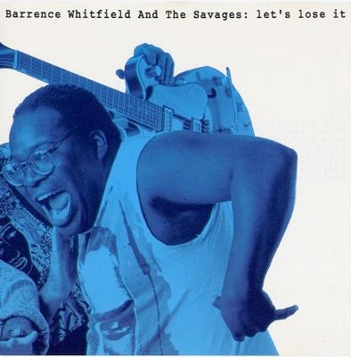 Image of Front Cover of 4514346C: LP - BARRENCE WHITFIELD AND THE SAVAGES, Let's Lose It (New Rose Records; rose 240, France 1990) Some light wear at edges and spine of sleeve  VG/VG