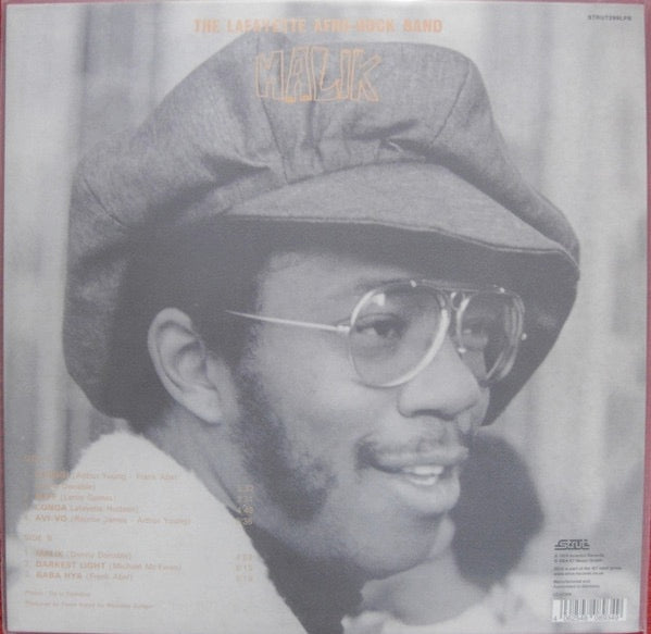 Image of Back Cover of LP - NEW/NEW - LAFAYETTE AFRO-ROCK BAND, Malik (Strut; STRUT299LPB, Germany 2024, Outer Plastic Sleeve With Hype Sticker), ,  - 1656184S