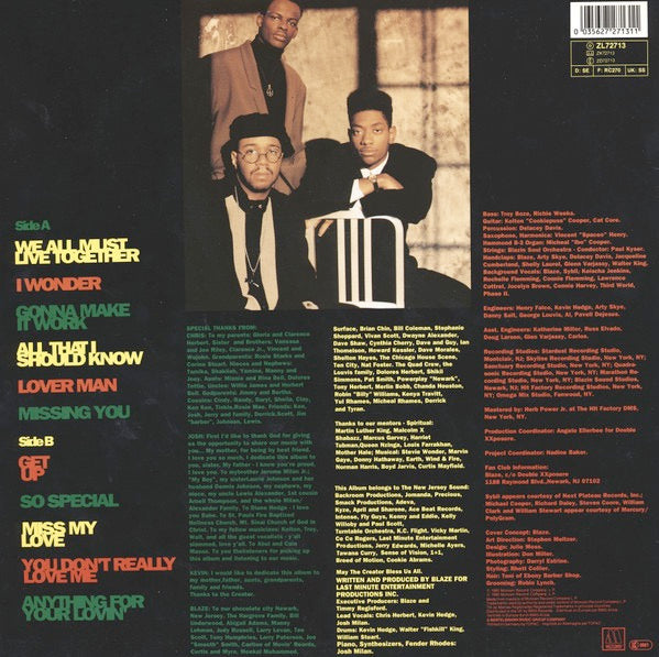 Image of Back Cover of 4514349C: LP - BLAZE, 25 Years Later (Motown; ZL72713, UK 1990)   VG+/VG