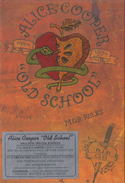 Image of Front Cover of 4534217E: 4xCD - ALICE COOPER, Old School (1964-1974) (Alive ; 0602537166749, Europe 2012, Box Set, Book)   VG+/VG+