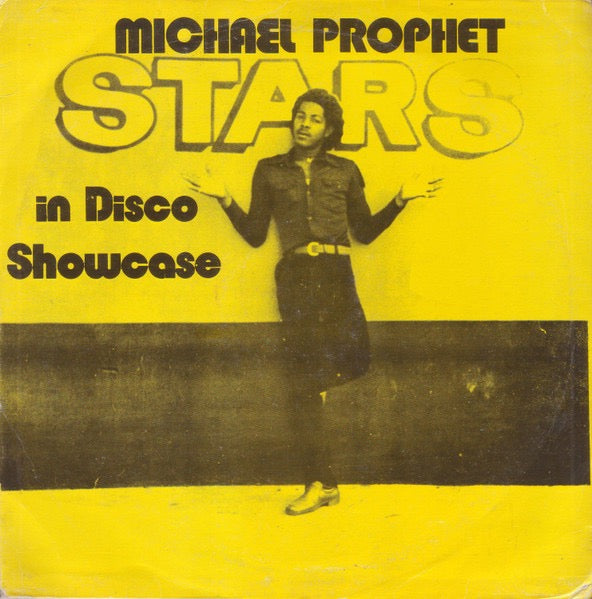 Image of Front Cover of 4514429C: LP - MICHAEL PROPHET, Stars In Disco Showcase (Vivian Jackson (Yabby You) / Prophet Record; , Jamaica ) Conservative grading, light marks only, sounds VG+. Light wear on sleeve.  VG/VG