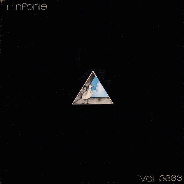 Image of Front Cover of 4524393E: LP - L'INFONIE, Vol. 3333 (Kot'Ai; KOT 3333, Canada 1974)   VG/VG