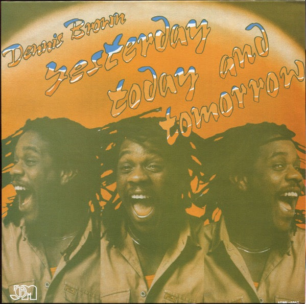 Image of Front Cover of 4514447C: LP - DENNIS BROWN, Yesterday Today And Tomorrow (Joe Gibbs Music; JGML-6057, UK 2018 Reissue) Light shelf wear  VG/VG+