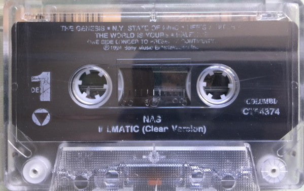 Image of Label Cover of 4534238E: Cassette - NAS, Illmatic (Columbia; CT 64374, US 1994, Clean Version)   VG/VG+