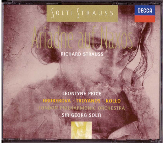 Image of Front Cover of 4534269E: 2xCD - RICHARD STRAUSS - LEONTYNE PRICE, GRUBEROVA, TROYANOS,  KOLLO,  LONDON PHILHARMONIC ORCHESTRA, SIR GEORG SOLTI, Ariadne auf Naxos (Decca; 460 233-2, Europe 1998, Box Set, Inner)   VG+/VG+