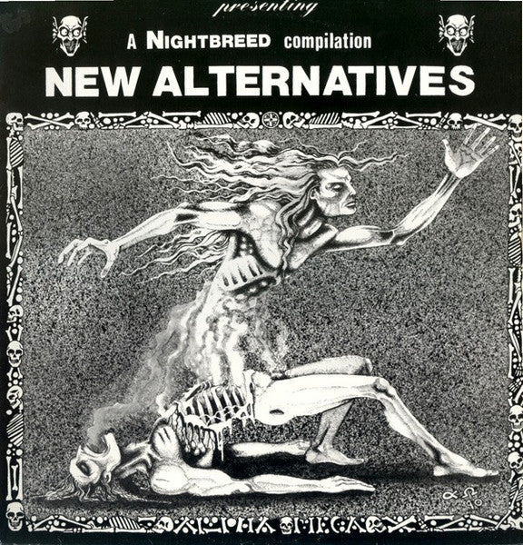 Image of Front Cover of 4544382S: LP - VARIOUS, New Alternatives (Nightbreed Recordings; NIGHT LP 1, UK 1990) Ring wear, creasing and edge wear  VG/VG+