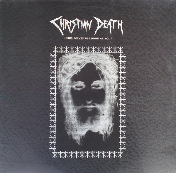 Image of Front Cover of 4544383S: LP - CHRISTIAN DEATH, Jesus Points The Bone At You? (Jungle Records; FREUD 39, UK & Europe 1991, Inner) Scuffs and hairlines.  VG+/VG