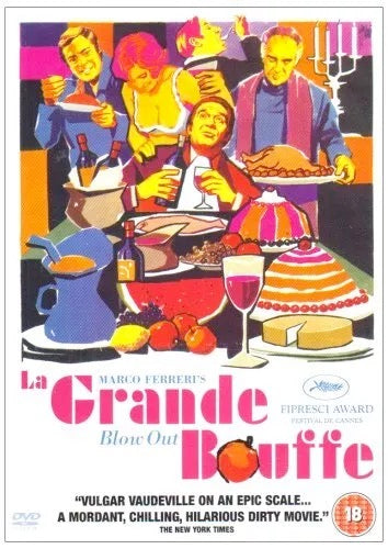 Image of Front Cover of 4514495C: DVD - MARCO FERRERI, Marco Ferreri's La Grande Blow Out Bouffe (; NPD1037, Europe , DVD Case)   VG+/VG