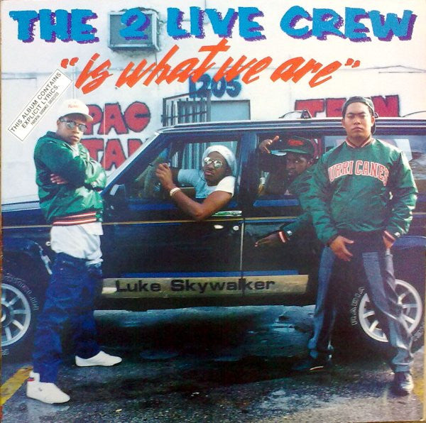 Image of Front Cover of 4524432E: LP - THE 2 LIVE CREW, 2 Live Is What We Are (Luke Skyywalker Records; XR-100, US 1987) sleeve in shrinkwrap but there is an old sticker on the front from another shop, therefore downgraded to VG.  VG/G+