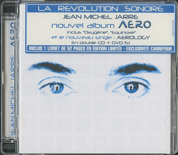 Image of Front Cover of 4634016E: 2xCD - JEAN-MICHEL JARRE, Aero (Warner Music France; 0825646185122, France 2004, Super Jewel case, CD + DVD)   VG+/VG