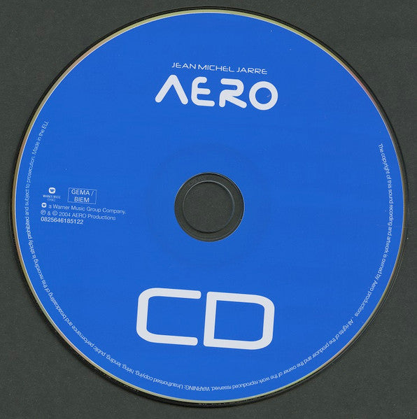 Image of Label Cover of 4634016E: 2xCD - JEAN-MICHEL JARRE, Aero (Warner Music France; 0825646185122, France 2004, Super Jewel case, CD + DVD)   VG+/VG