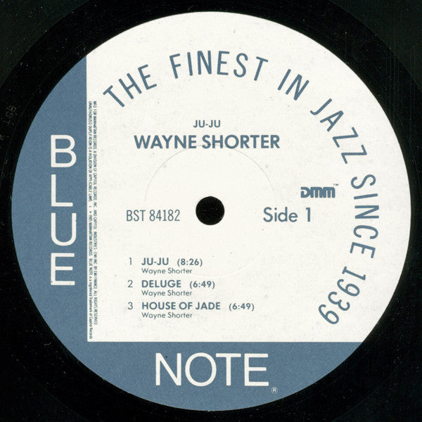 Image of Label Cover of 4624005E: LP - WAYNE SHORTER, Juju (Blue Note; BST 84182, US 1985, Pasteback Sleeve, DMM Remaster)   VG+/VG+