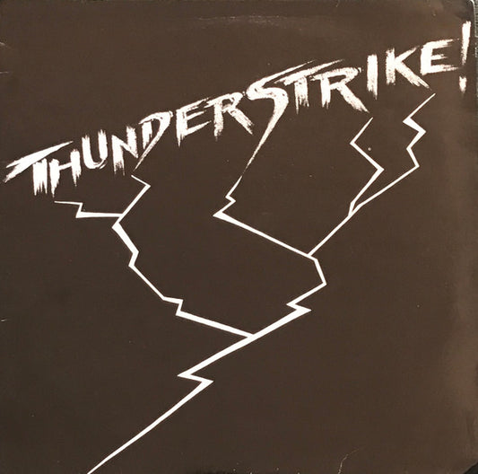 Image of Front Cover of 4524458E: LP - THE SURLIES, Thunderstrike! (Pegasus Records ; TS 001, UK 1982, Stereo)   VG/VG+