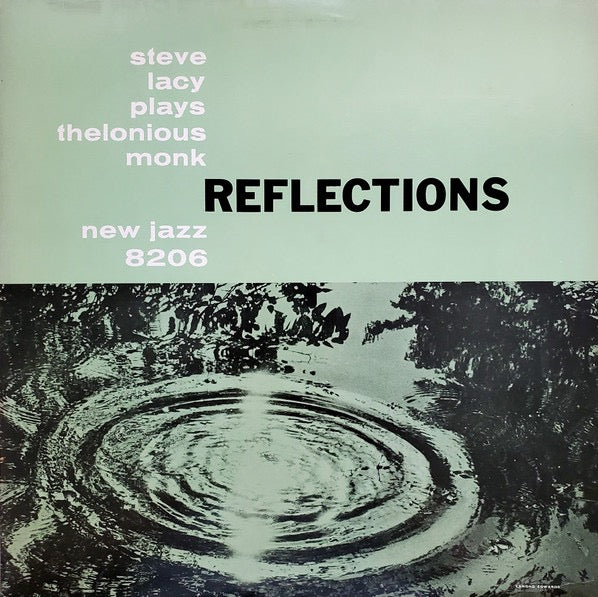 Image of Front Cover of 4614062C: LP - STEVE LACY, Reflections: Steve Lacy plays Thelonious Monk (Original Jazz Classics; OJC-063, US 1983 Reissue) Still In Stickered Shrinkwrap  VG+/VG+