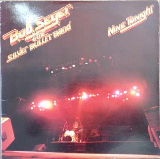 Image of Front Cover of 4614010C: 2xLP - BOB SEGER & THE SILVER BULLET BAND*, Nine Tonight (Capitol Records; ESTSP 23, UK 1981, Gatefold, 2 Inners) Lightest of marks, light edge wear  VG/VG+