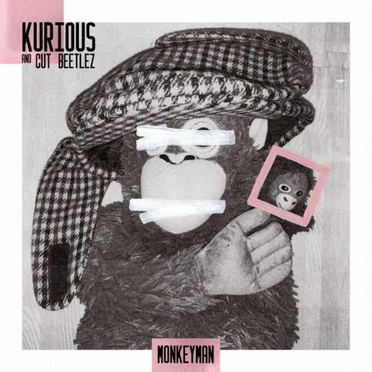 Image of Front Cover of 4524462E: LP - KURIOUS AND CUT BEETLEZ, Monkeyman (Weaponize Records; WR23001-02, UK 2023, Limited Edition of 450) Opened Instore, Still In Shrinkwrap  EX/EX