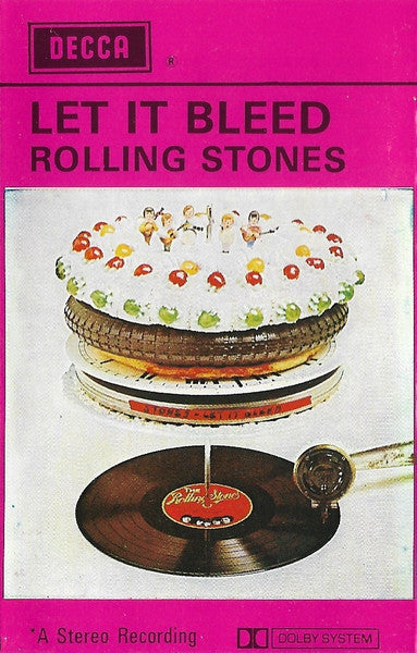 Image of Front Cover of 4634058E: Cassette - ROLLING STONES, Let It Bleed (Decca ; KSKC 5025, UK & Europe , Inner)   VG+/VG+