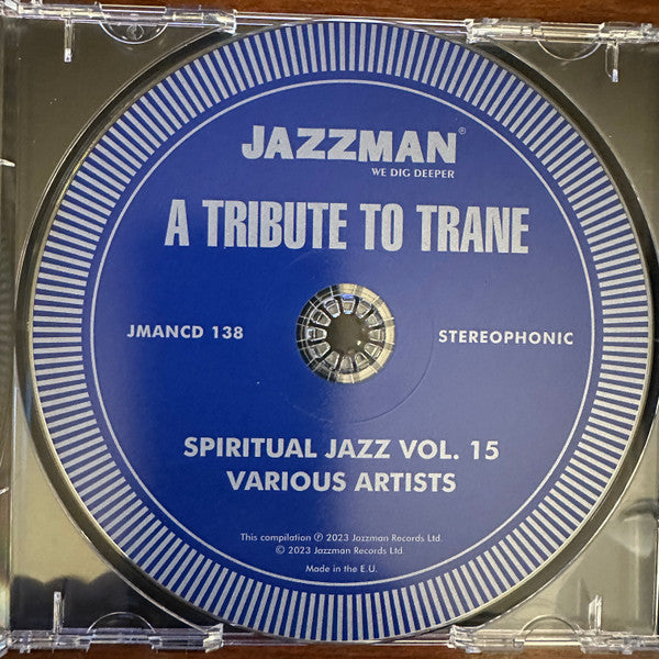 Image of Label Cover of 4634063E: CD - VARIOUS, Spiritual Jazz Vol. 15: A Tribute To Trane (Jazzman; JMANCD 138, UK 2023, Jewel Case)   EX/EX