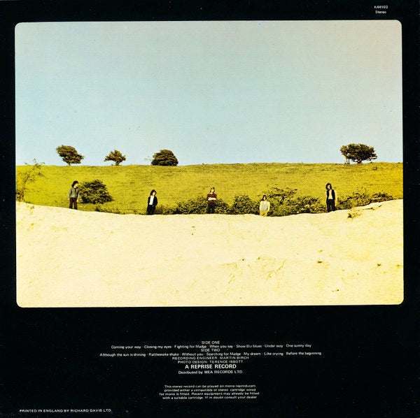 Image of Back Cover of 3715150C: LP - FLEETWOOD MAC, Then Play On (Reprise Records; K 44103, UK 1970s Reissue, Alternate Cover )   VG/VG