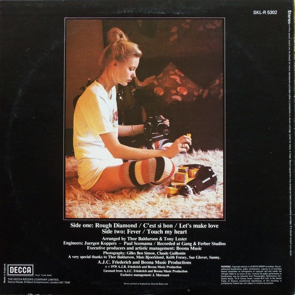 Image of Back Cover of 4614131C: LP - MADLEEN KANE, Rough Diamond (Decca ; SKLR 5302, UK 1978) Some very light creases to sleeve - strong VG. Vinyl has only some light marks.  VG/VG