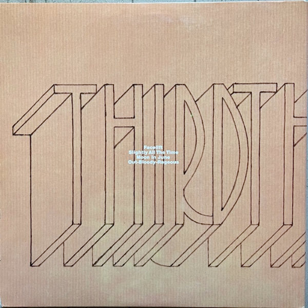 Image of Back Cover of 4614113C: 2xLP - SOFT MACHINE, Third (Columbia; CG 30339, US 1970s Reissue, Gatefold) Clean copy, Sleeve has very light ring wear and a small King Louie Jungle Book stamp on inside of sleeve, Closer to VG+  VG/VG+