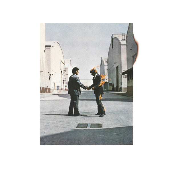 Image of Front Cover of LP - G+/G+ - PINK FLOYD, Wish You Were Here (Harvest; SHVL 814, UK 1975, Inner With 3 Cut Corners, No Postcard, 1st Press. Shine On Part V Credited to Wright-Waters-Gilmour), ,  - 4026330E