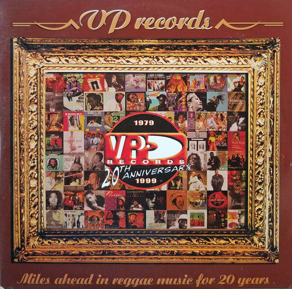 Image of Front Cover of 4644093S: 2x12" - VARIOUS ARTISTS, 1979-1999 VP Records 20th Anniversary (VP Records; VPRL-1568, US 1999, Gatefold)   VG/VG