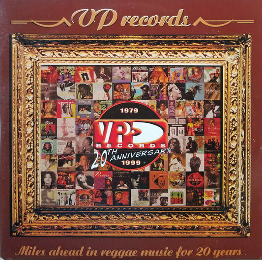 Image of Front Cover of 4644093S: 2x12" - VARIOUS ARTISTS, 1979-1999 VP Records 20th Anniversary (VP Records; VPRL-1568, US 1999, Gatefold)   VG/VG