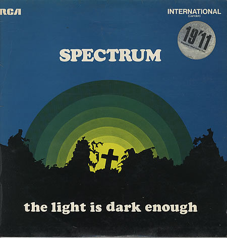 Image of Front Cover of 4644142S: LP - THE SPECTRUM, The Light Is Dark Enough (RCA International (Camden); INTS 1118, UK 1970) Laminate bubbling and light ring wear  VG/VG+