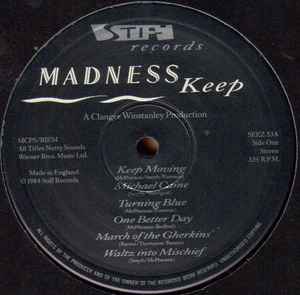 Image of Label Cover of 4614152C: LP - MADNESS, Keep Moving (Stiff Records; SEEZ 53, UK 1984) Light marks from inner.  VG+/G+