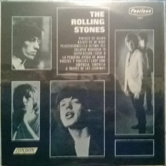 Image of Front Cover of 4624075E: LP - THE ROLLING STONES, Pintalo De Negro (London Records; 1187, Mexico 1966) Many light marks on the vinyl. Sleeve has ringwear and creasing.  VG/G