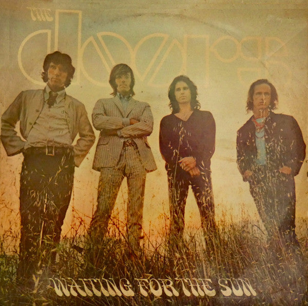 Image of Front Cover of 4644149S: LP - THE DOORS, Waiting For The Sun (Elektra; K 42041, UK 1970s Reissue) Sleeve a tad faded  VG/VG+