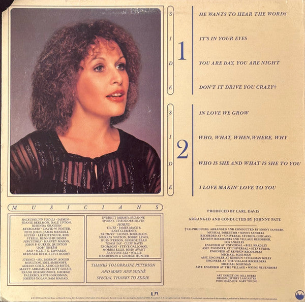 Image of Back Cover of LP - VG/VG+ - MADELAINE, Who Is She... (Chi Sound Records; CH-LA863H, US 1978, Company Inner, Wally in Runouts), Cut-out (Corner cut),  - 3146063S