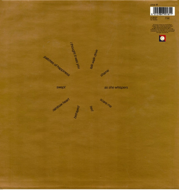 Image of Back Cover of 4614178C: LP - JULIA FORDHAM, Swept (Circa; CIRCA 18, UK 1991, Inner, Numbered Print) Print No. 2222. A little edge wear, sticker mark to sleeve varnish top left of sleeve. Vinyl is a strong VG+.  VG/VG+