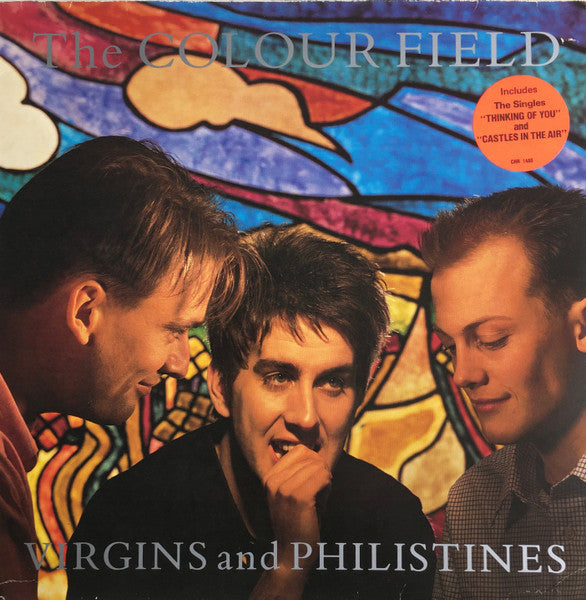Image of Front Cover of LP - VG/VG - THE COLOUR FIELD, Virgins And Philistines (Chrysalis; CHR 1480, UK 1985), Hairlines, hype stickered sleeve,  - 1716455C