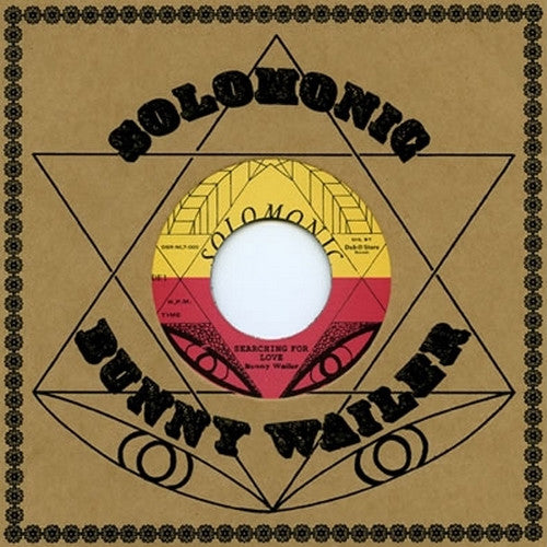 Image of Front Cover of 4624157E: 7" - BUNNY WAILER / TUFF GONG ALL STARS, Searching For Love / Must Skank (Solomonic; DSR-NL7-003, Japan 2009 Reissue, Company Sleeve, Limited Edition)   EX/EX