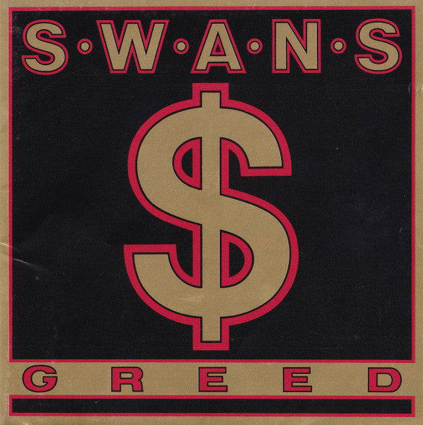 Image of Front Cover of 4634110E: CD - SWANS, Greed (K.422; CDKCC 2, UK 1987, Jewel Case) Light Marks only.  VG+/VG