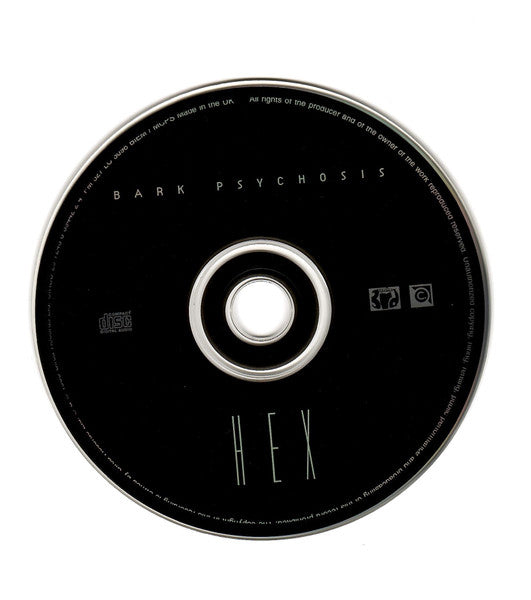 Image of Label Cover of 4634111E: CD - BARK PSYCHOSIS, Hex (Circa; CIRCD 29, UK 1994, Jewel Case) Light Marks only.  VG+/VG