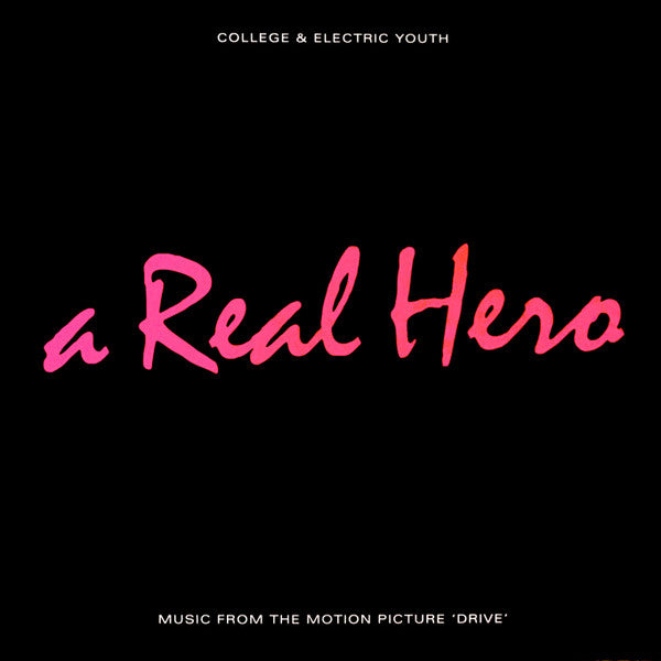 Image of Front Cover of 4624094E: 7" - COLLEGE & ELECTRIC YOUTH, A Real Hero (Electronic Sound; ES779, UK 2021, Picture Sleeve, Red Vinyl, No Magazine )   VG+/EX