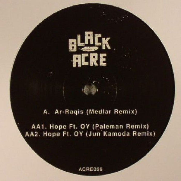 Image of Back Cover of 4644227S: 12" - CLAP! CLAP!, Clap! Clap! Remixes (Black Acre; ACRE 066, UK 2017)   /VG+