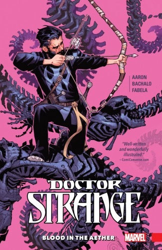 Image of Front Cover of 4644261S: Book - AARON BACHALO, Doctor Strange Vol 3 - Blood In The Aether (, Europe , Marvel Comics)   EX/EX