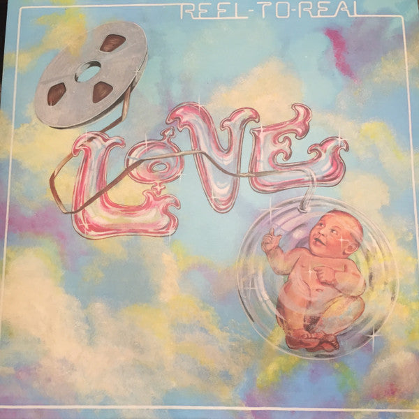 Image of Front Cover of 4614234C: LP - LOVE, Reel To Real (High Moon Records; HMRLP 03, US 2015 Reissue, Inner & Booklet) With one-sheet press release.  EX/VG+