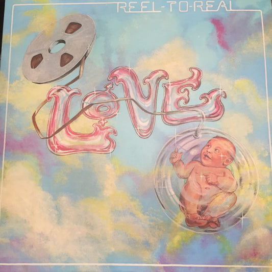 Image of Front Cover of 4614234C: LP - LOVE, Reel To Real (High Moon Records; HMRLP 03, US 2015 Reissue, Inner & Booklet) With one-sheet press release.  EX/VG+